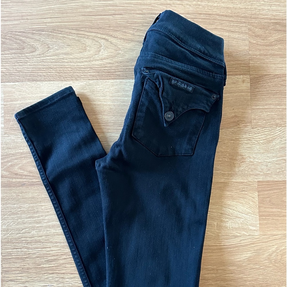 Hudson black denim Super Model jeans. Size 27